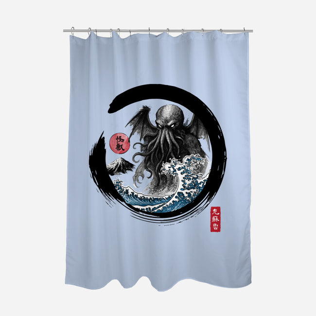 Enso Great Old One-None-Polyester-Shower Curtain-DrMonekers