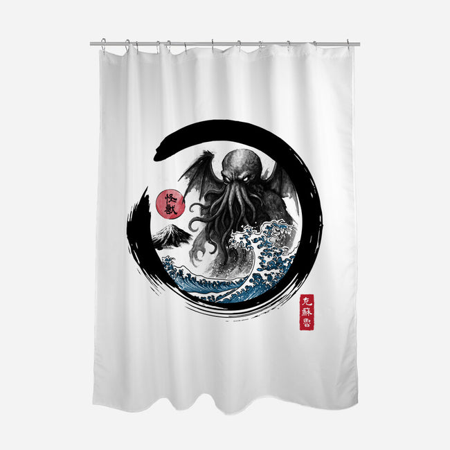 Enso Great Old One-None-Polyester-Shower Curtain-DrMonekers