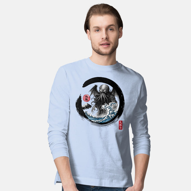 Enso Great Old One-Mens-Long Sleeved-Tee-DrMonekers
