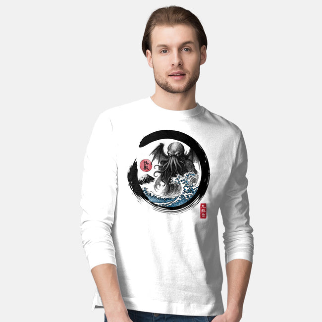 Enso Great Old One-Mens-Long Sleeved-Tee-DrMonekers