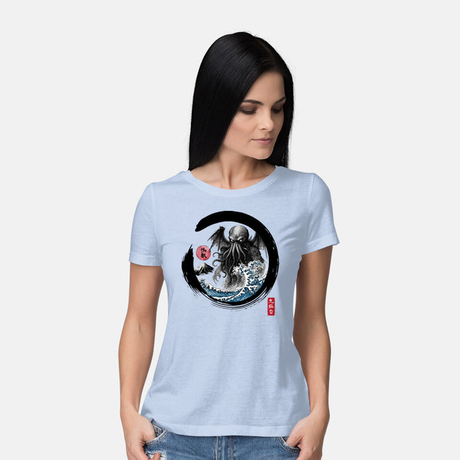 Enso Great Old One-Womens-Basic-Tee-DrMonekers