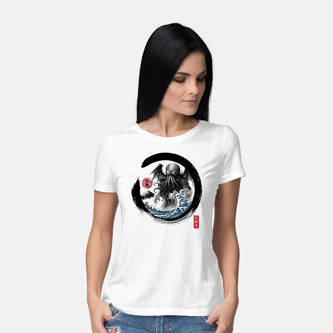 Enso Great Old One-Womens-Basic-Tee-DrMonekers