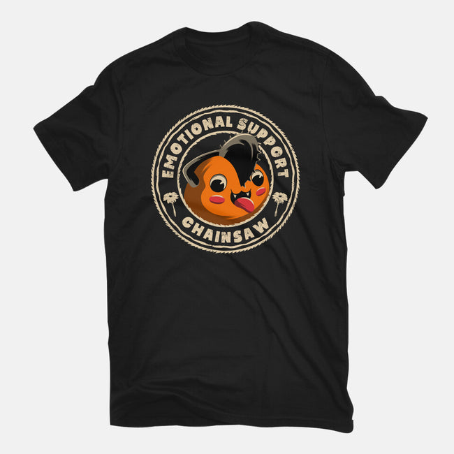 Emotional Support Chainsaw-Youth-Basic-Tee-rmatix