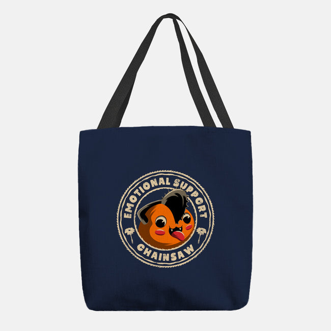 Emotional Support Chainsaw-None-Basic Tote-Bag-rmatix