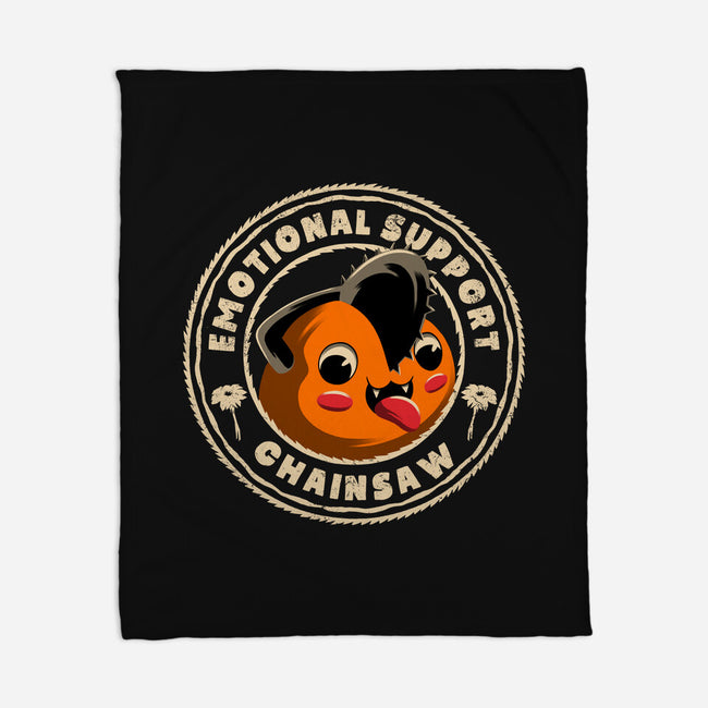 Emotional Support Chainsaw-None-Fleece-Blanket-rmatix