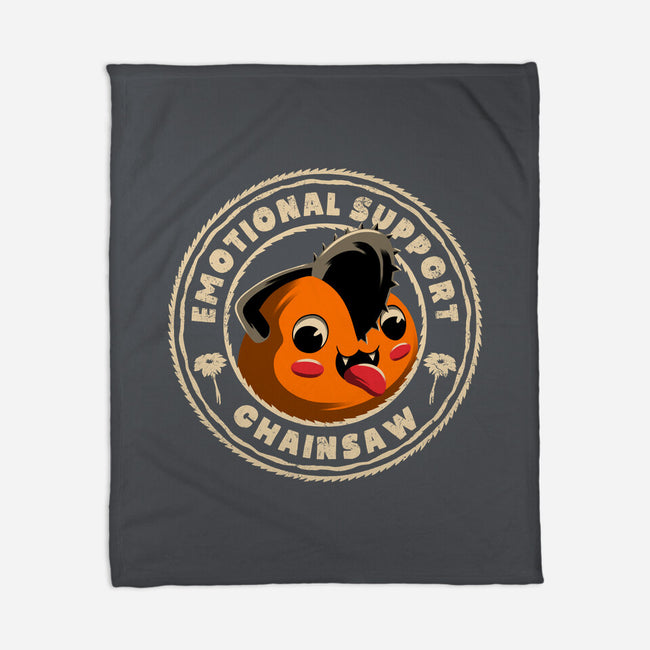 Emotional Support Chainsaw-None-Fleece-Blanket-rmatix