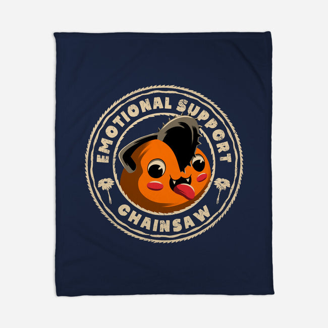 Emotional Support Chainsaw-None-Fleece-Blanket-rmatix
