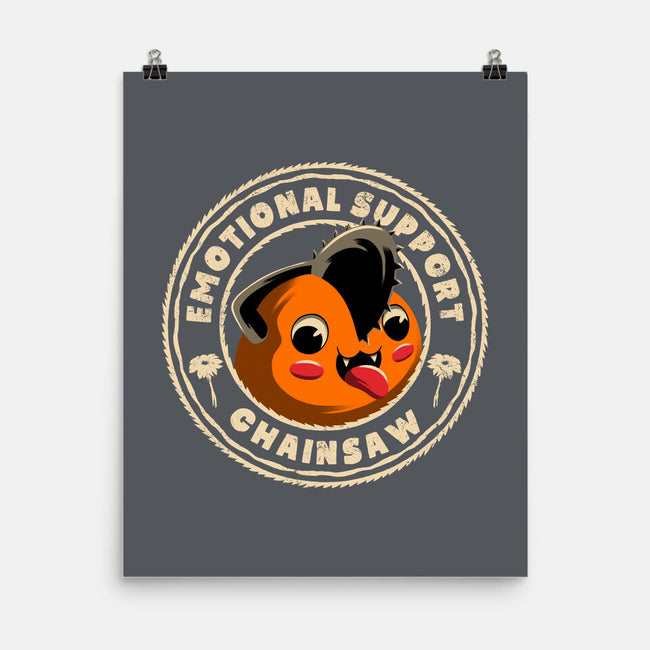 Emotional Support Chainsaw-None-Matte-Poster-rmatix