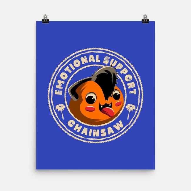 Emotional Support Chainsaw-None-Matte-Poster-rmatix