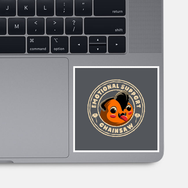 Emotional Support Chainsaw-None-Glossy-Sticker-rmatix
