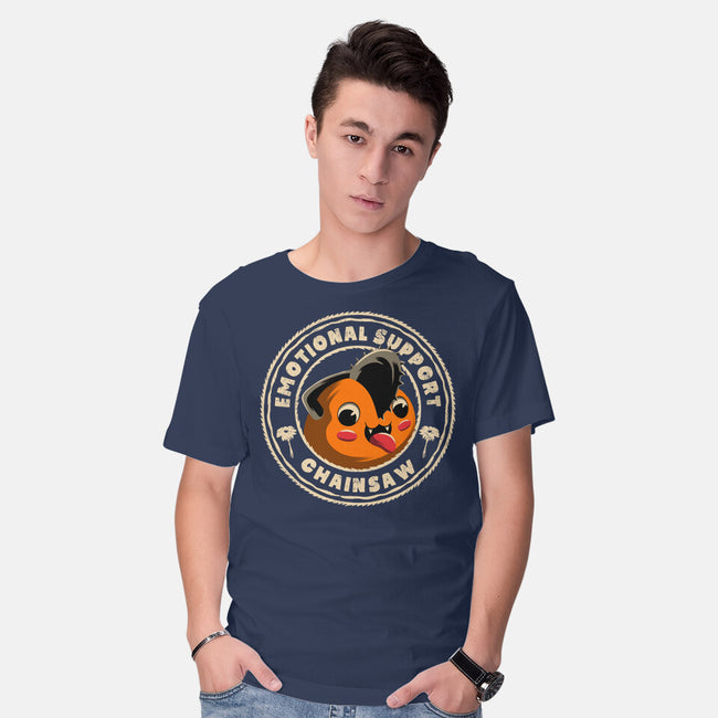 Emotional Support Chainsaw-Mens-Basic-Tee-rmatix