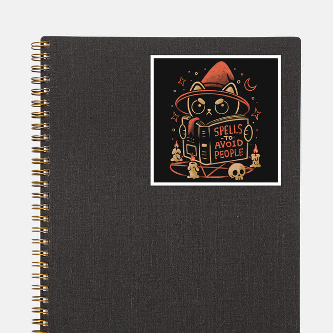 Spells To Avoid People-None-Glossy-Sticker-eduely