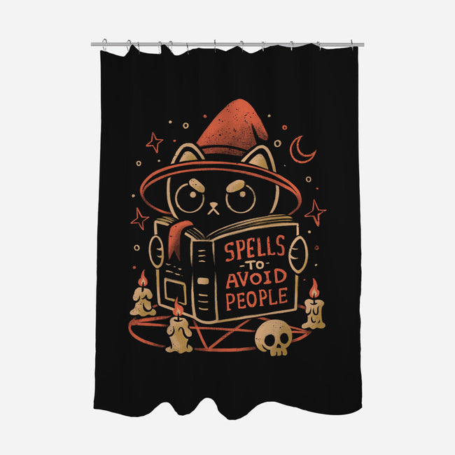Spells To Avoid People-None-Polyester-Shower Curtain-eduely