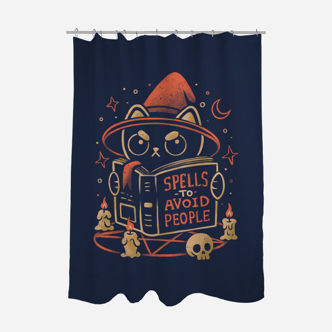 Spells To Avoid People-None-Polyester-Shower Curtain-eduely