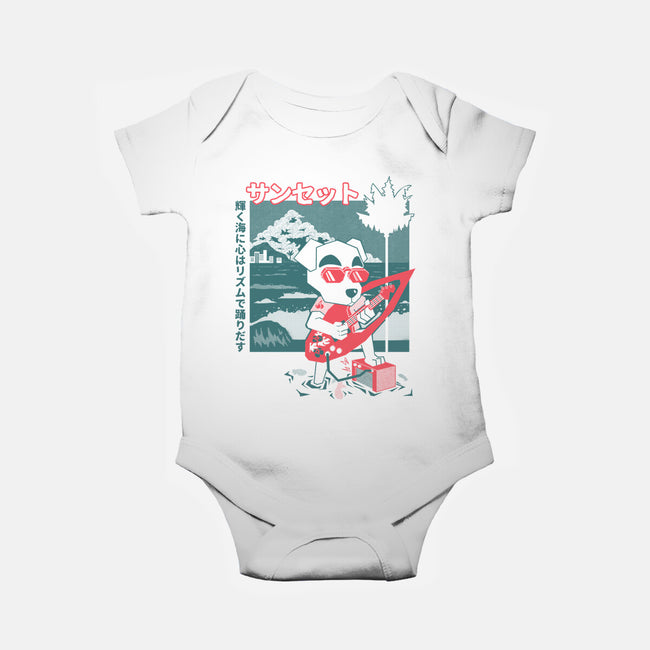 Sunset Strings-Baby-Basic-Onesie-Heyra Vieira