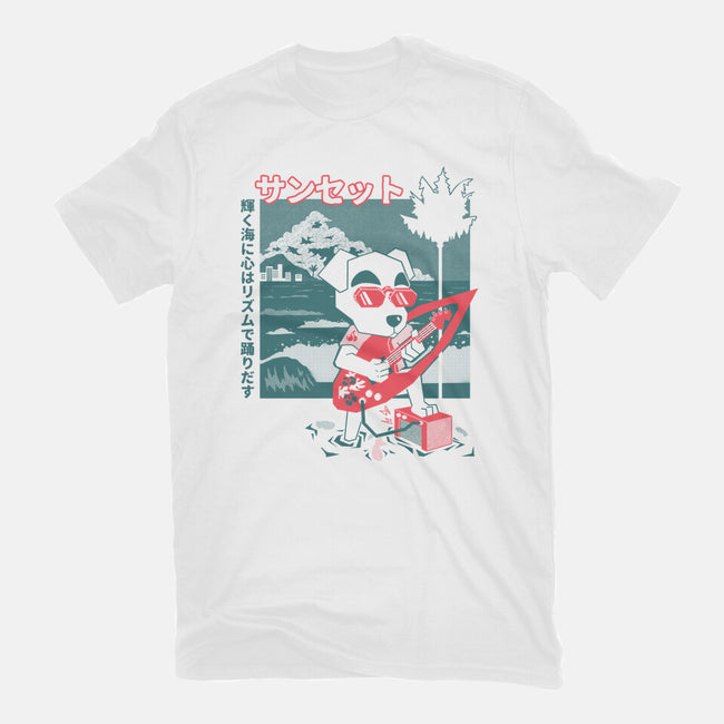 Sunset Strings-Mens-Heavyweight-Tee-Heyra Vieira