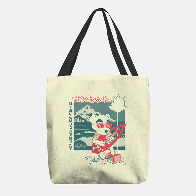 Sunset Strings-None-Basic Tote-Bag-Heyra Vieira