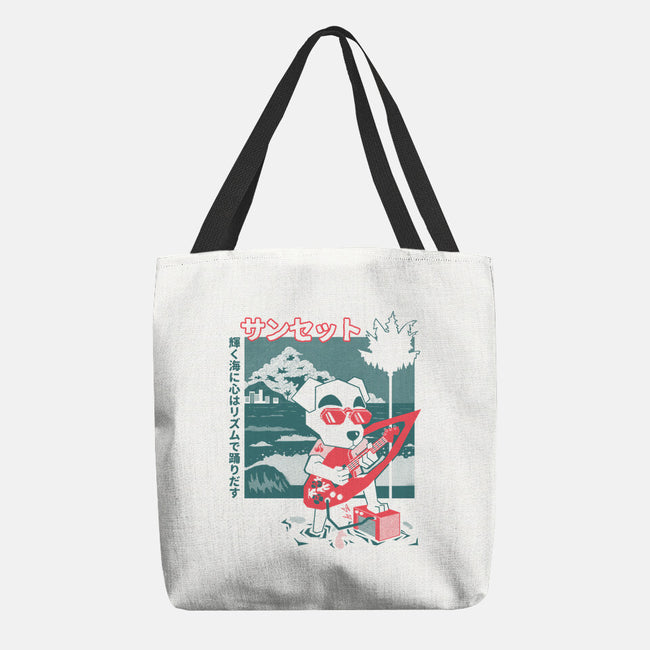 Sunset Strings-None-Basic Tote-Bag-Heyra Vieira