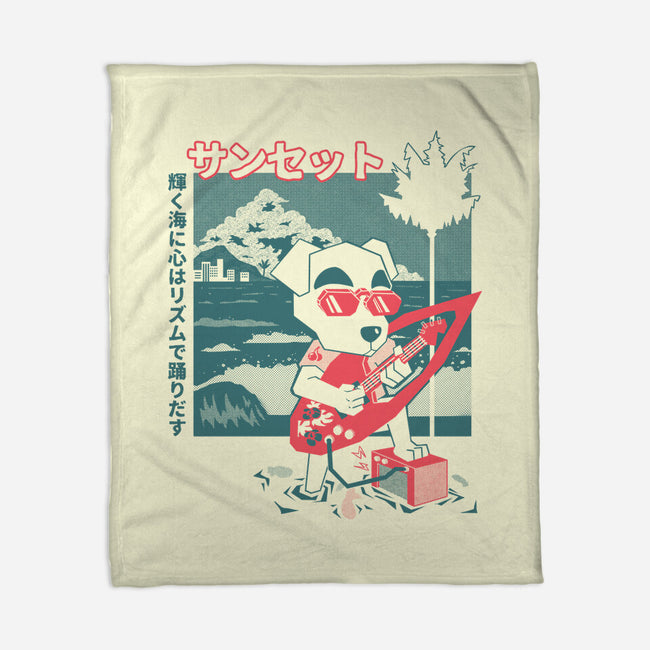 Sunset Strings-None-Fleece-Blanket-Heyra Vieira