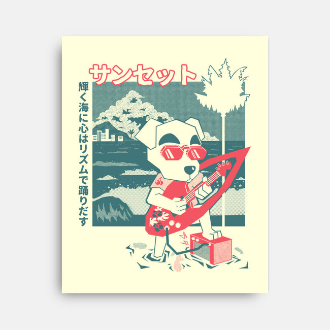 Sunset Strings-None-Stretched-Canvas-Heyra Vieira