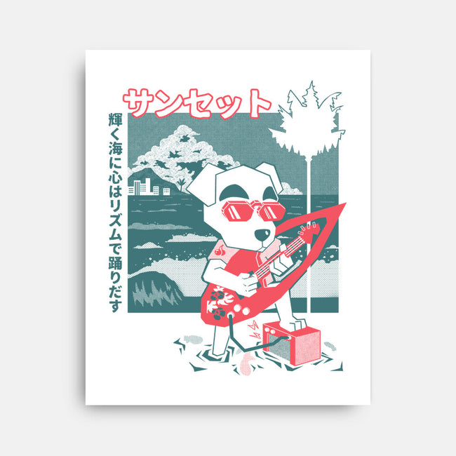 Sunset Strings-None-Stretched-Canvas-Heyra Vieira