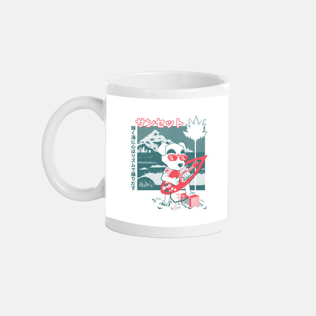 Sunset Strings-None-Mug-Drinkware-Heyra Vieira