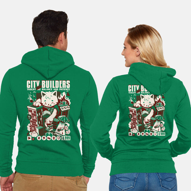 Crisis Architect-Unisex-Zip-Up-Sweatshirt-Heyra Vieira