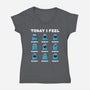 I Feel Hungry-Womens-V-Neck-Tee-retrodivision