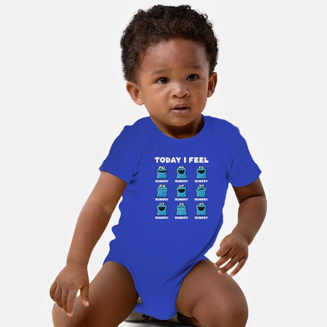 I Feel Hungry-Baby-Basic-Onesie-retrodivision