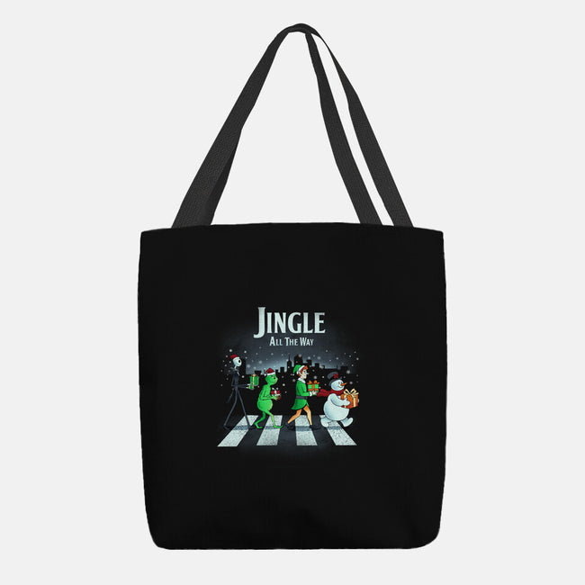 Jingle All The Way-None-Basic Tote-Bag-dandingeroz
