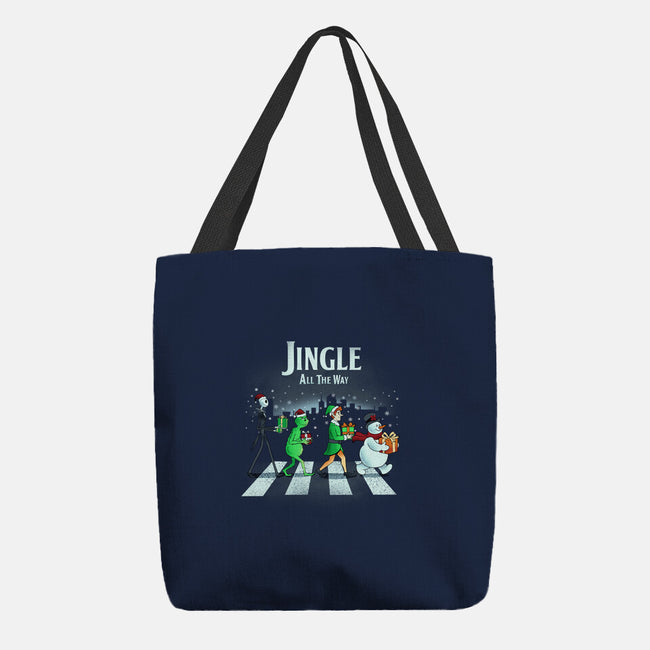 Jingle All The Way-None-Basic Tote-Bag-dandingeroz