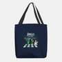 Jingle All The Way-None-Basic Tote-Bag-dandingeroz