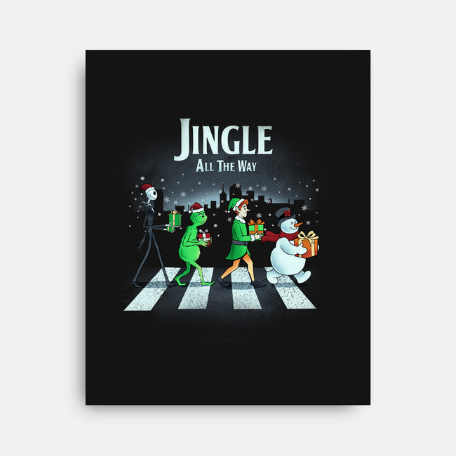 Jingle All The Way-None-Stretched-Canvas-dandingeroz