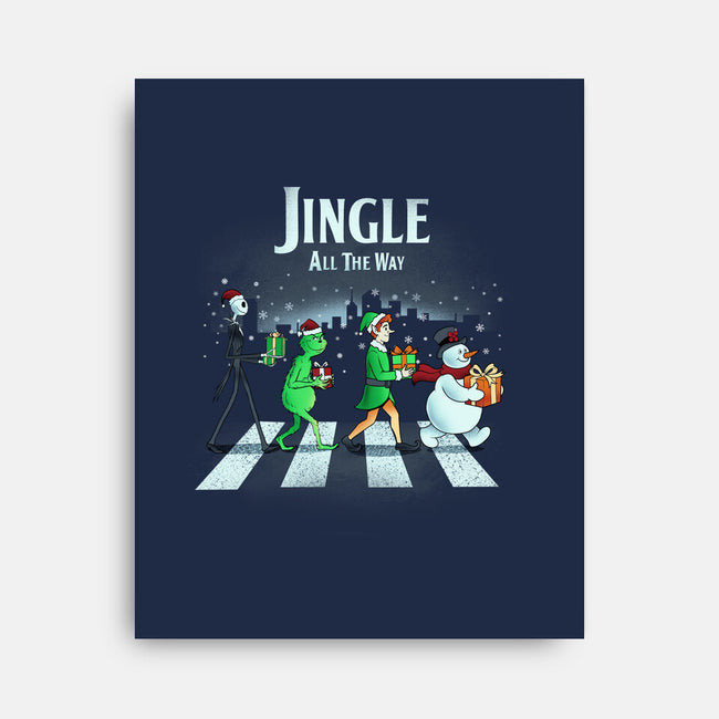 Jingle All The Way-None-Stretched-Canvas-dandingeroz