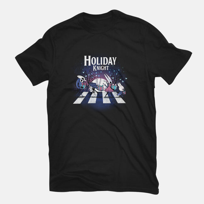 Holiday Knight-Womens-Fitted-Tee-dandingeroz
