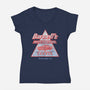 Darnell's Auto Wrecking-Womens-V-Neck-Tee-Arinesart