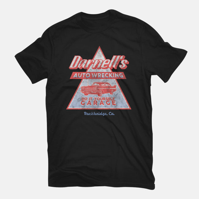 Darnell's Auto Wrecking-Womens-Fitted-Tee-Arinesart