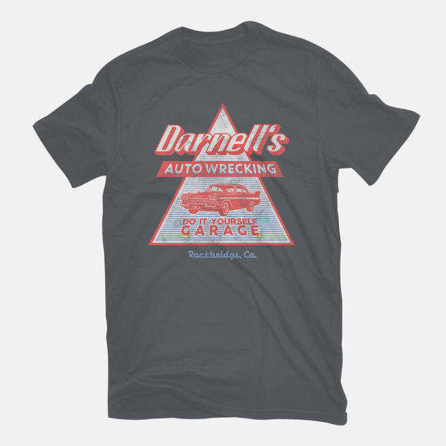 Darnell's Auto Wrecking-Womens-Fitted-Tee-Arinesart