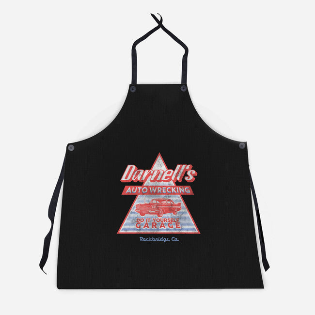 Darnell's Auto Wrecking-Unisex-Kitchen-Apron-Arinesart