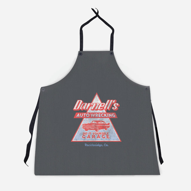 Darnell's Auto Wrecking-Unisex-Kitchen-Apron-Arinesart