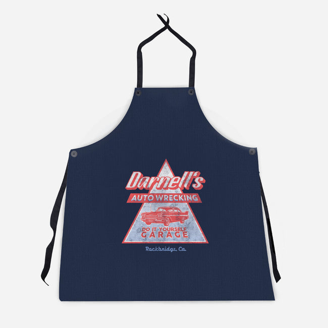 Darnell's Auto Wrecking-Unisex-Kitchen-Apron-Arinesart