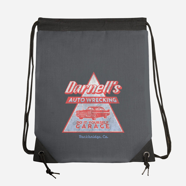 Darnell's Auto Wrecking-None-Drawstring-Bag-Arinesart