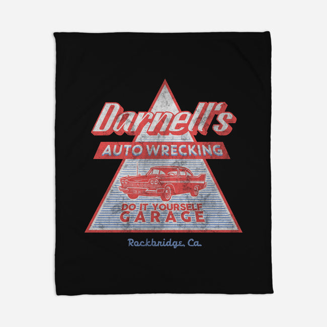 Darnell's Auto Wrecking-None-Fleece-Blanket-Arinesart