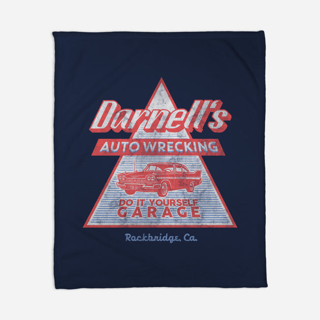 Darnell's Auto Wrecking-None-Fleece-Blanket-Arinesart