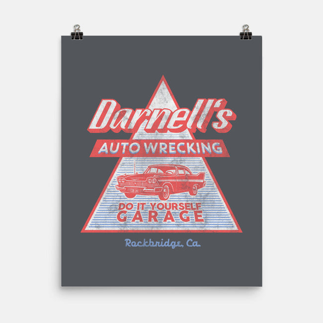 Darnell's Auto Wrecking-None-Matte-Poster-Arinesart