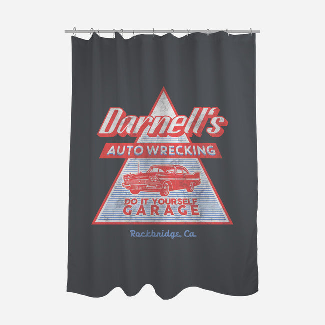 Darnell's Auto Wrecking-None-Polyester-Shower Curtain-Arinesart