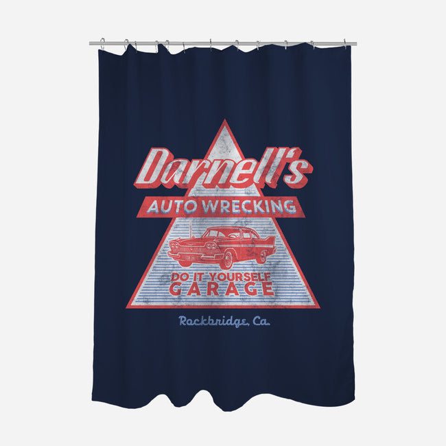 Darnell's Auto Wrecking-None-Polyester-Shower Curtain-Arinesart