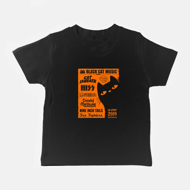 Black Cat Music Festival-Baby-Basic-Tee-drbutler