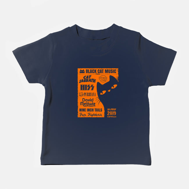 Black Cat Music Festival-Baby-Basic-Tee-drbutler