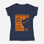 Black Cat Music Festival-Womens-V-Neck-Tee-drbutler